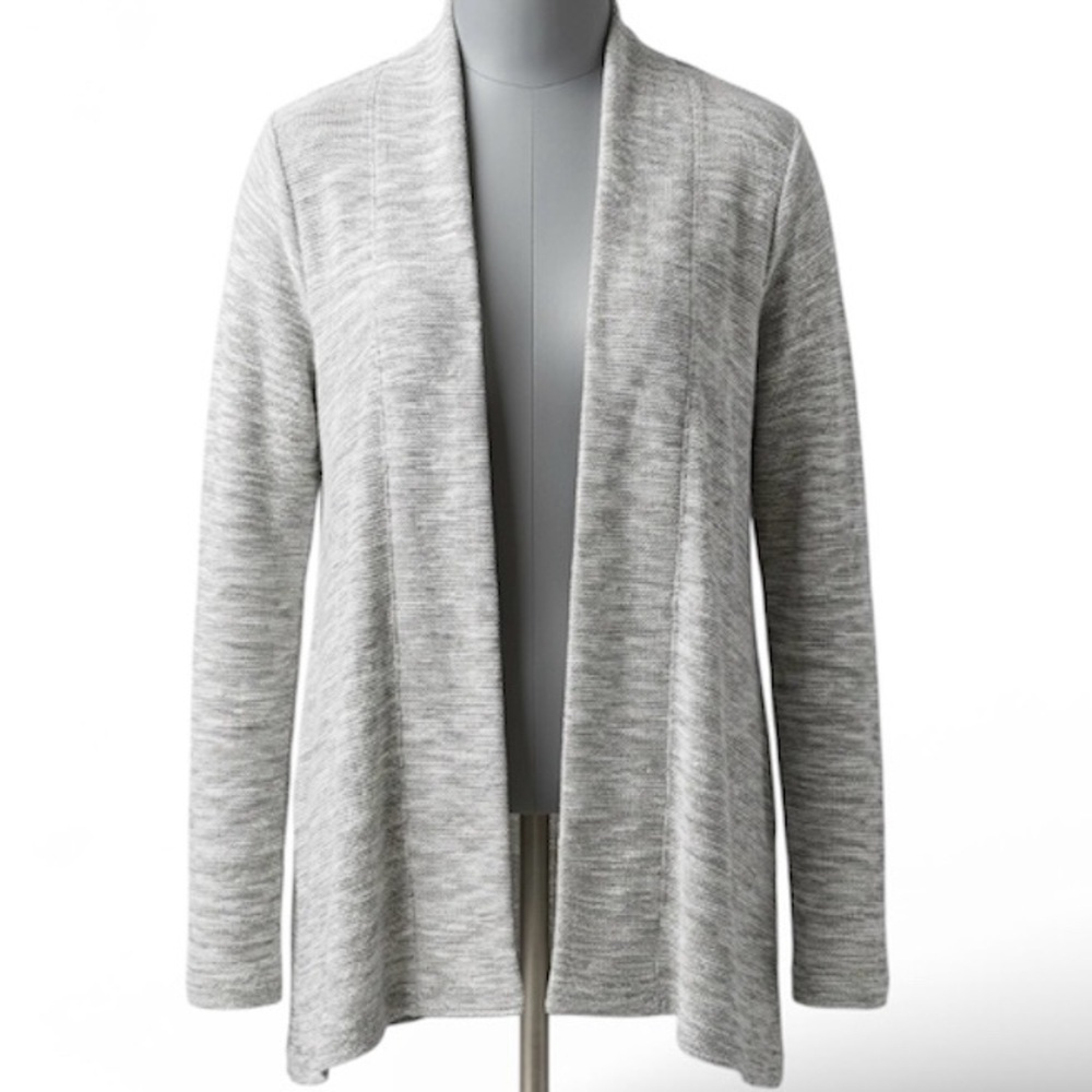 Anthropologie Saturday Sunday Gray Open Front Cardigan Sweater size Small